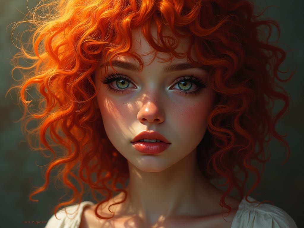 Hyperrealistic Goddess Portrait in Dramatic Lighting