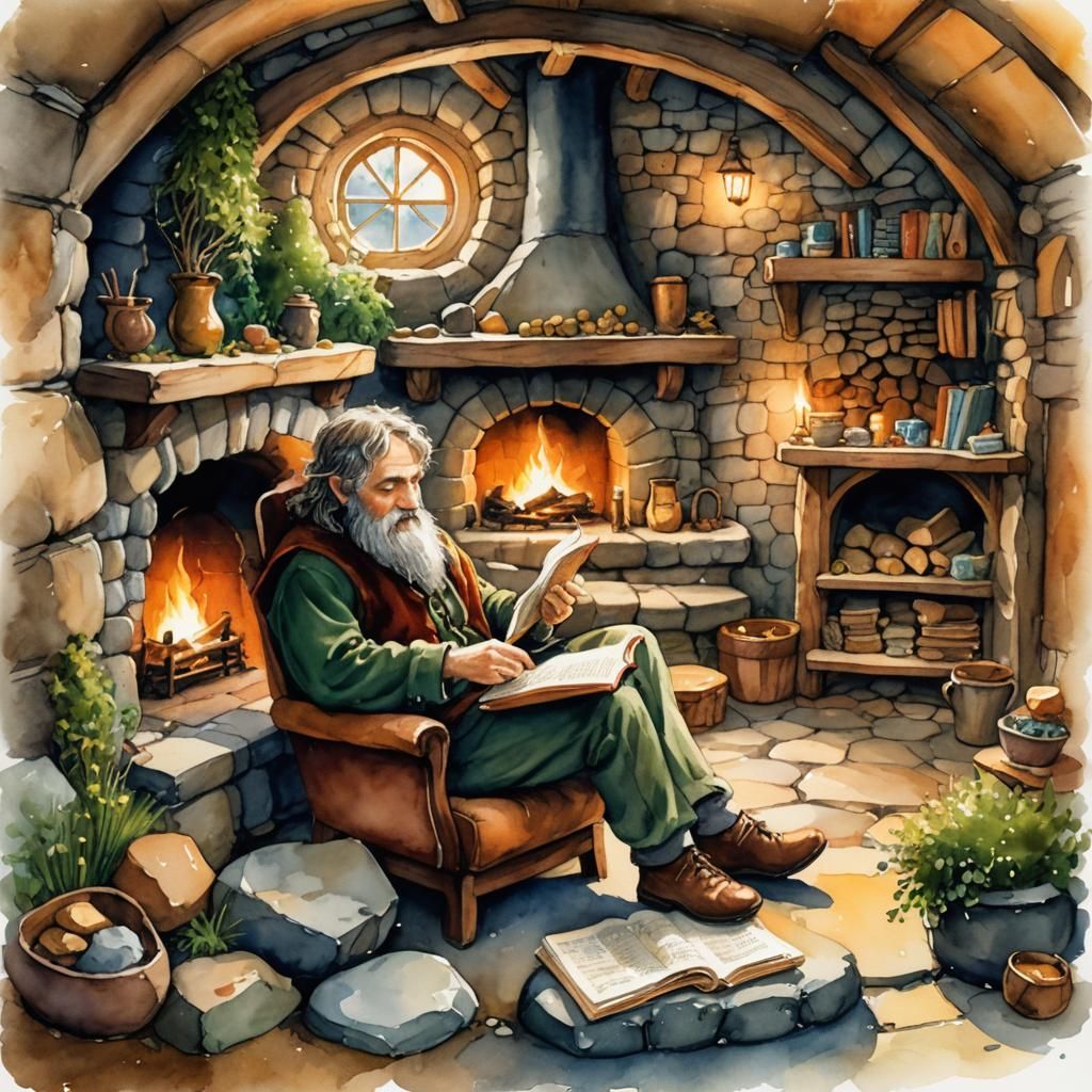 A Cozy Hobbit Home