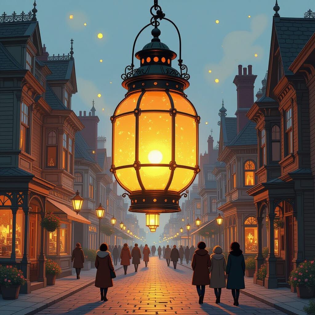 City in a Lantern: Victorian Architecture, Golden Light