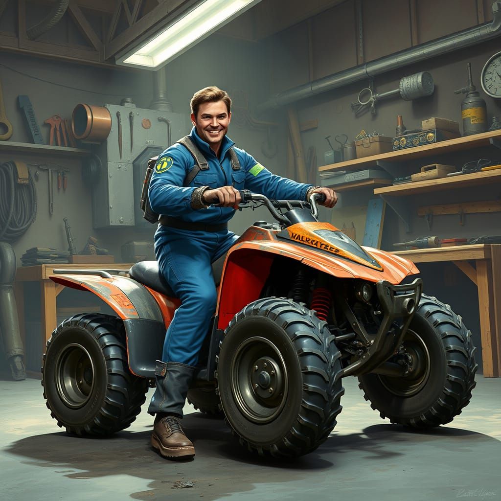 Vault Mechanic Finds Joy in ATV Repair