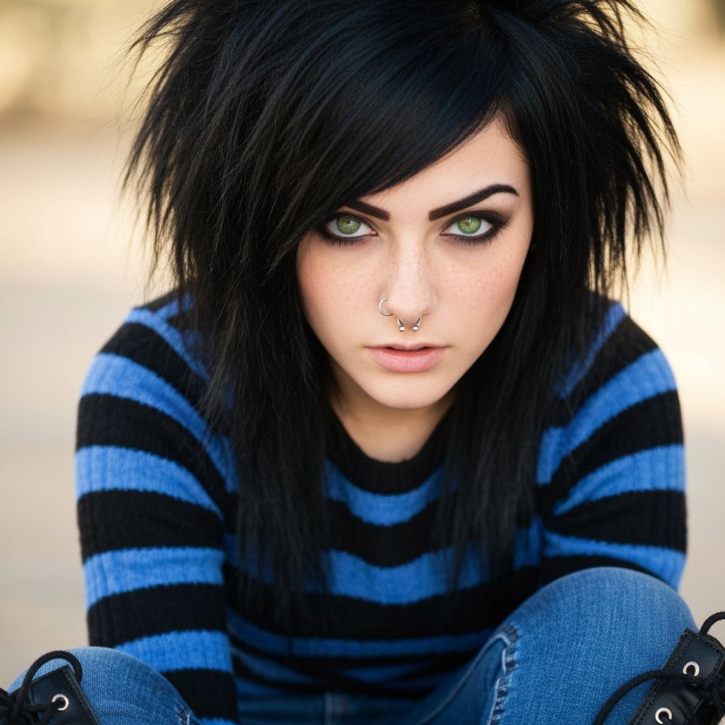 Emo Girl at Drive-Through Window