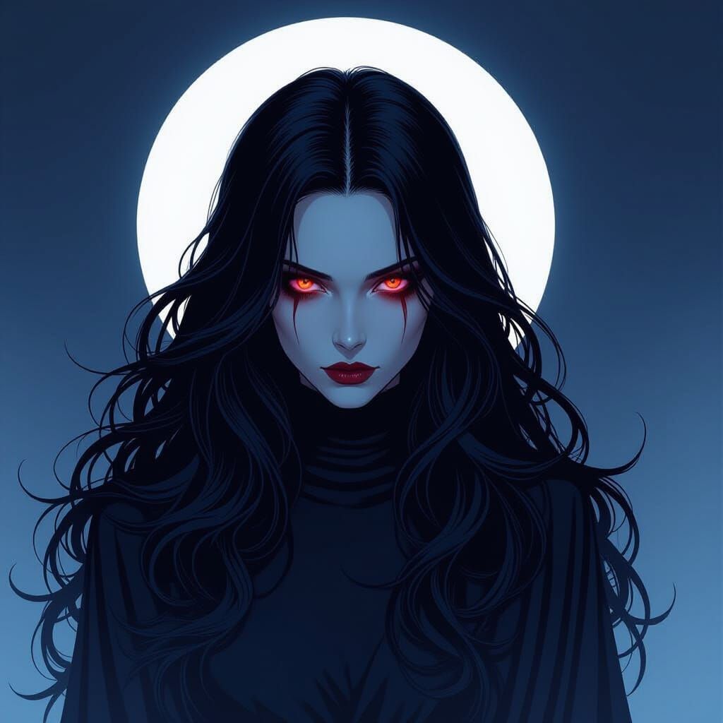 Beauty and Terror: Ethereal Figure in Druillet & Giraud Styl...