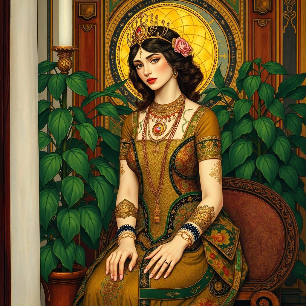 Ethereal Beauty in Opulent Splendor