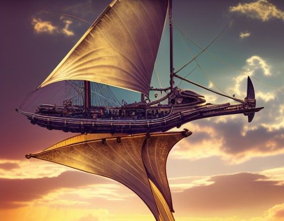 Steampunk Flying Marvel