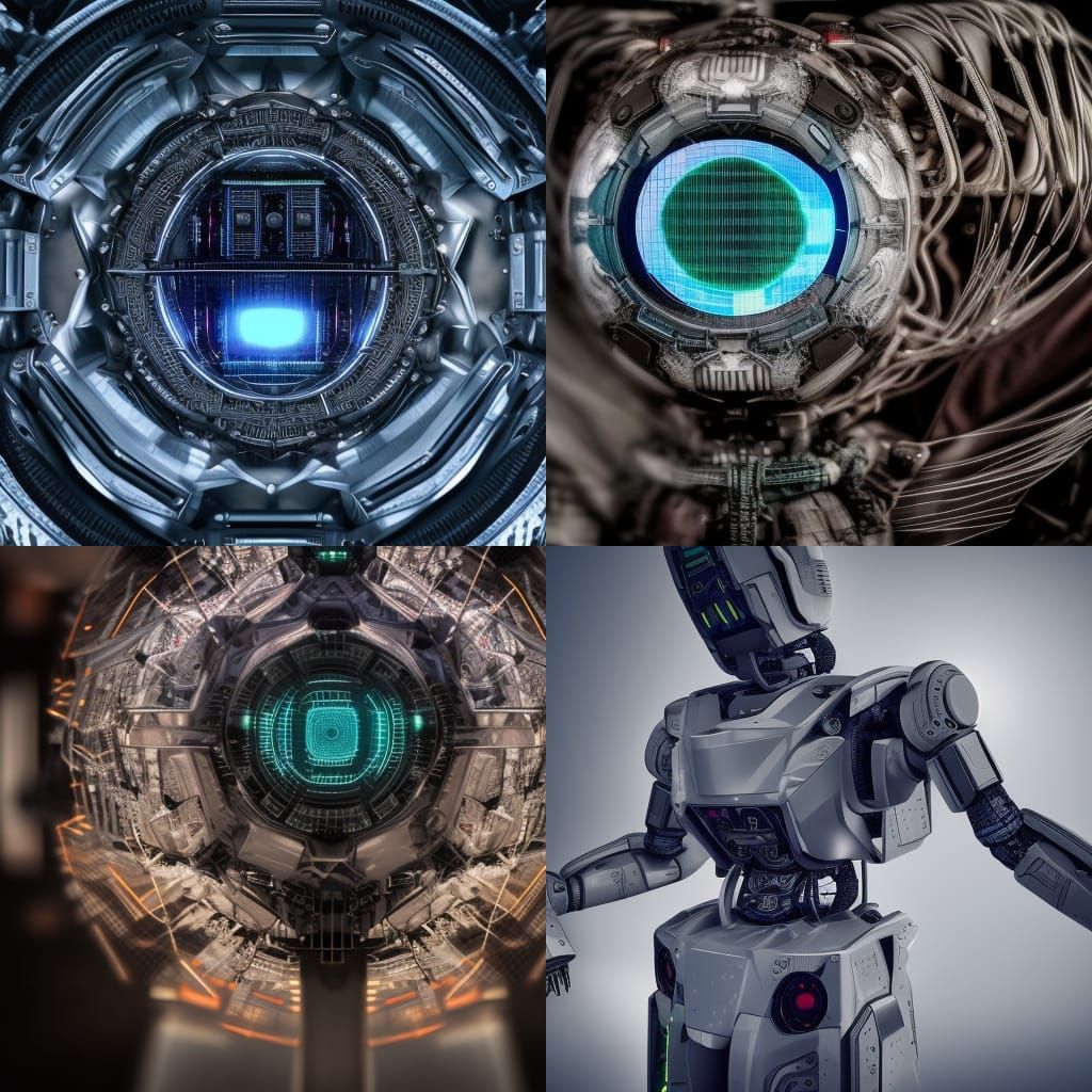 Hyperrealistic AI Weapon in Human Form