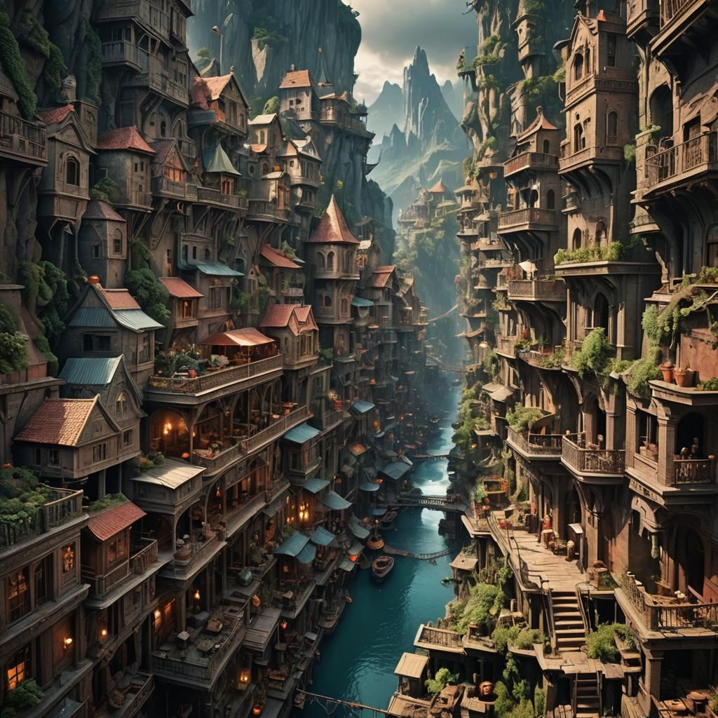 Epic Cinematic Abstract Digital Matte Painting