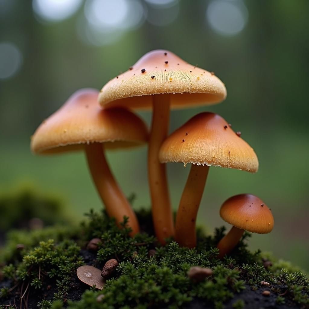 Time-Lapse: Mushrooms Growing in Long Exposure