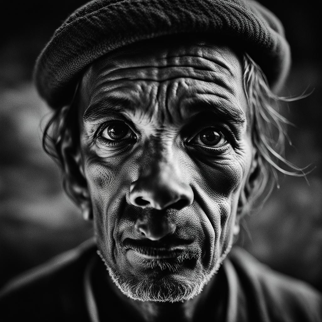 Snowy Volcano Portrait in Photo-Realistic Style