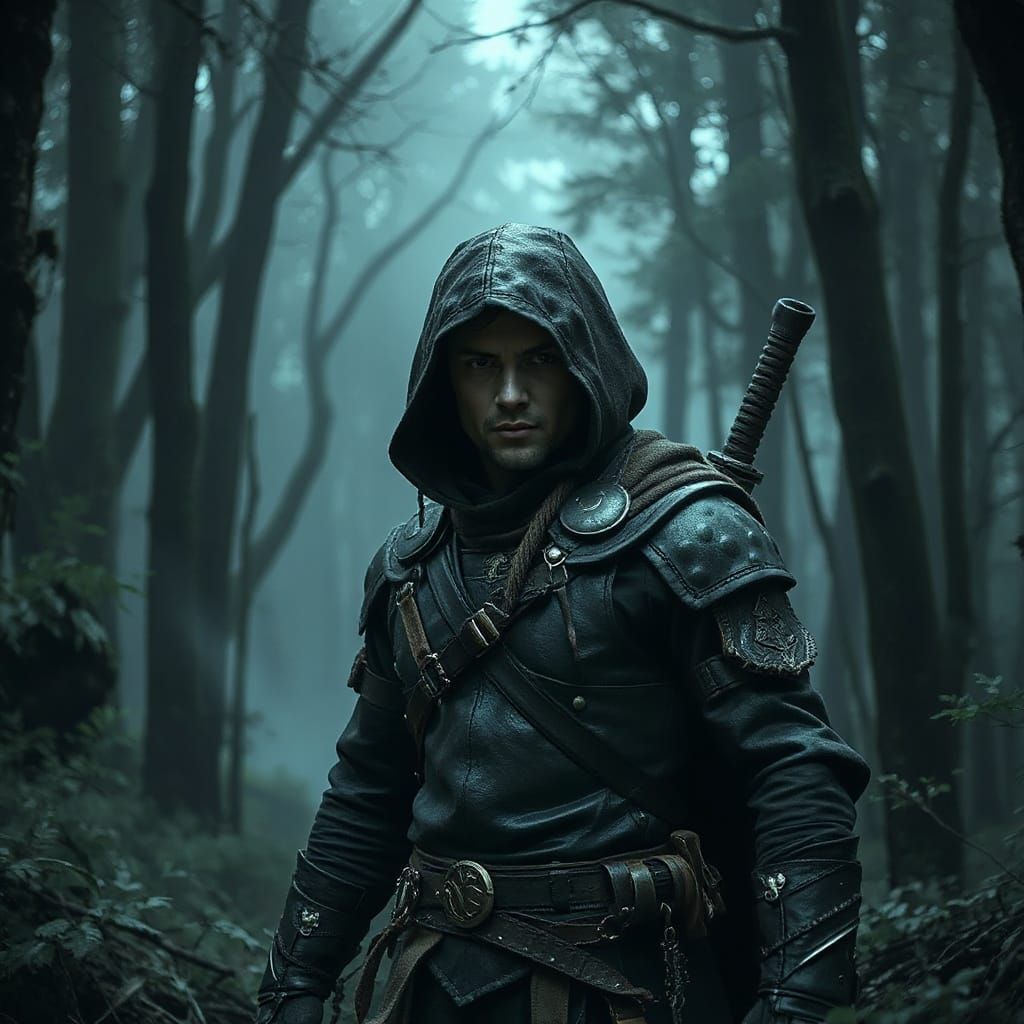 Mysterious Rogue Navigating Dark Forest