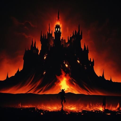 Renata in Hell: Dark Fantasy Concept Art