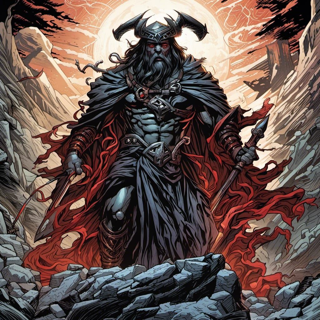 Umbris: God of Ambition in Comic Book Art
