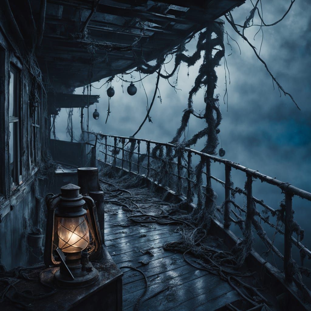 Ethereal Cruise Ship Haunted by a Lonely Specter