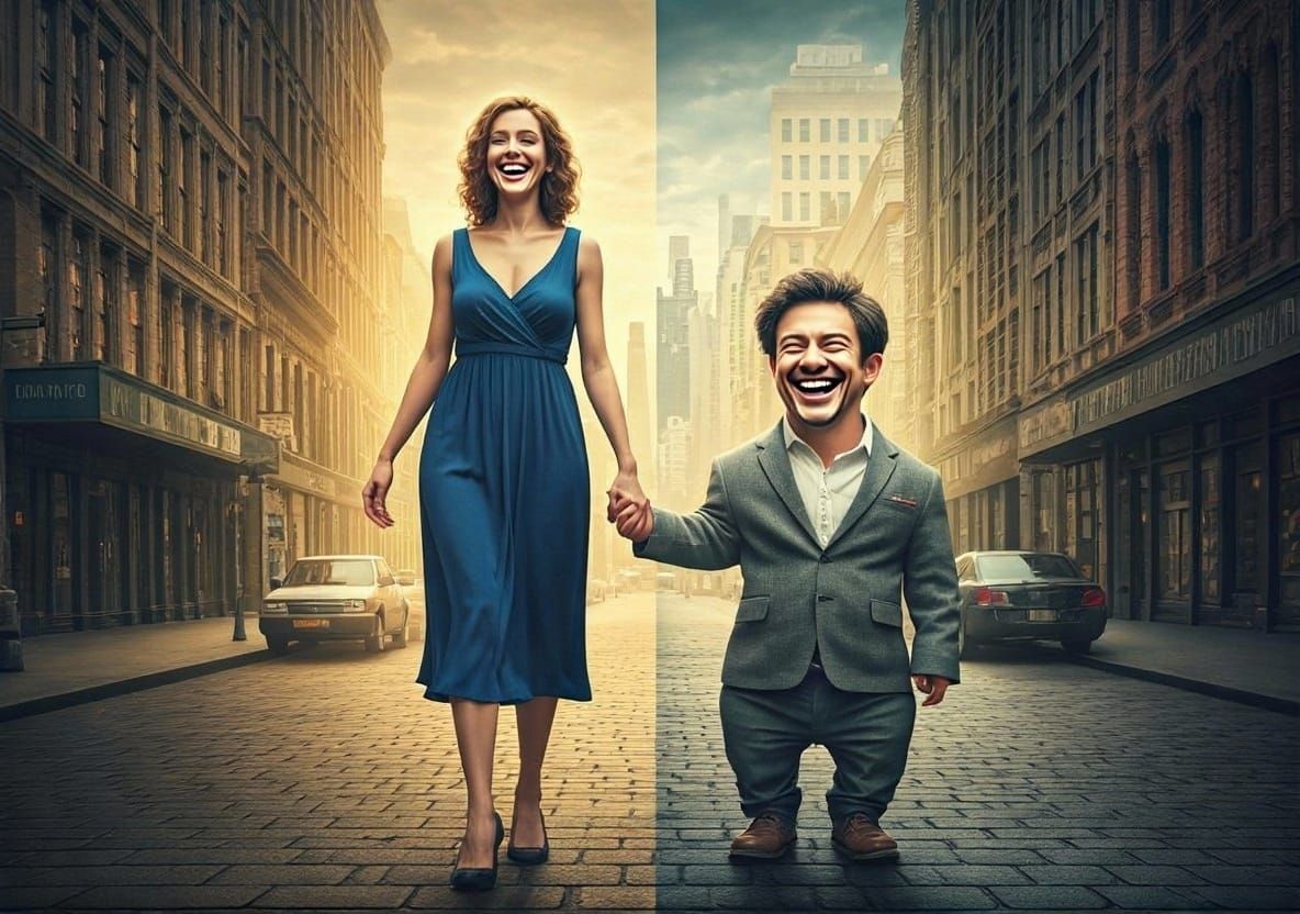 Man Expressing Joy and Happiness