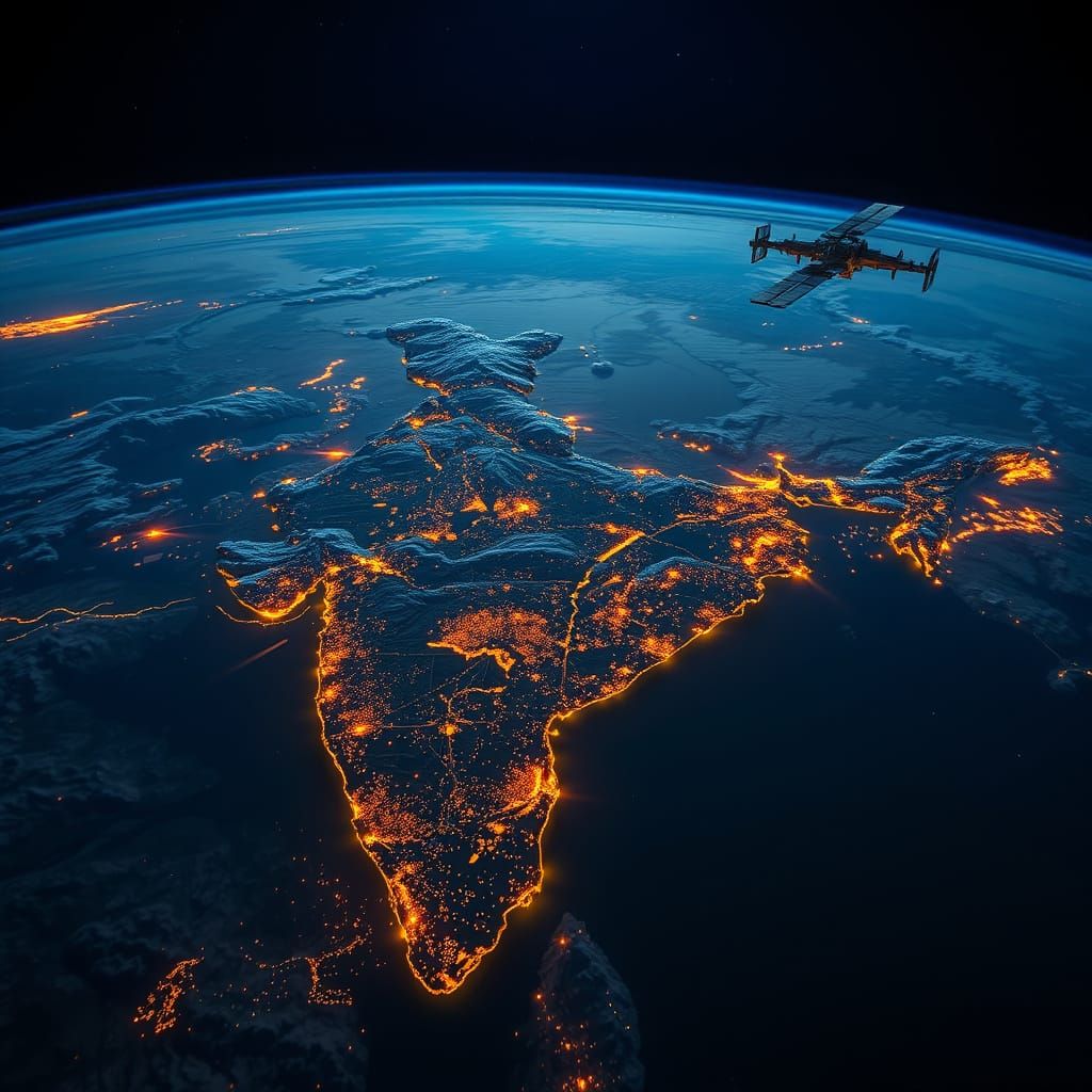 Majestic India at Night in Stunning 8K Resolution
