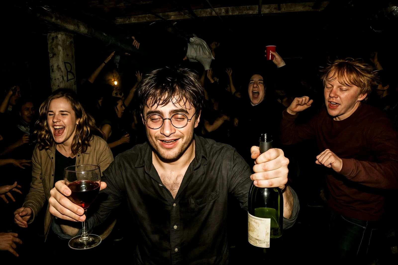 Harry Potter Characters at Wild Frat Party