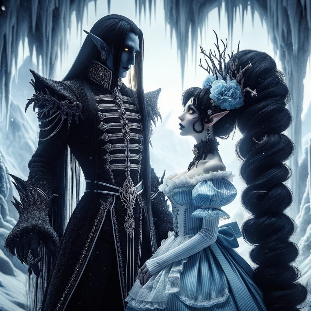 Elf King in Ethereal Winter Kingdom