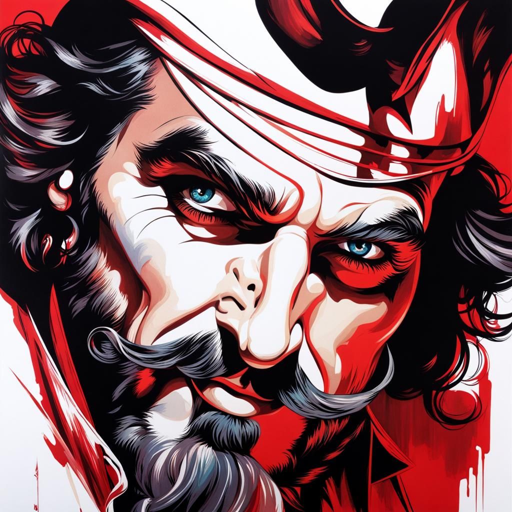 Captain Hook without eye patch