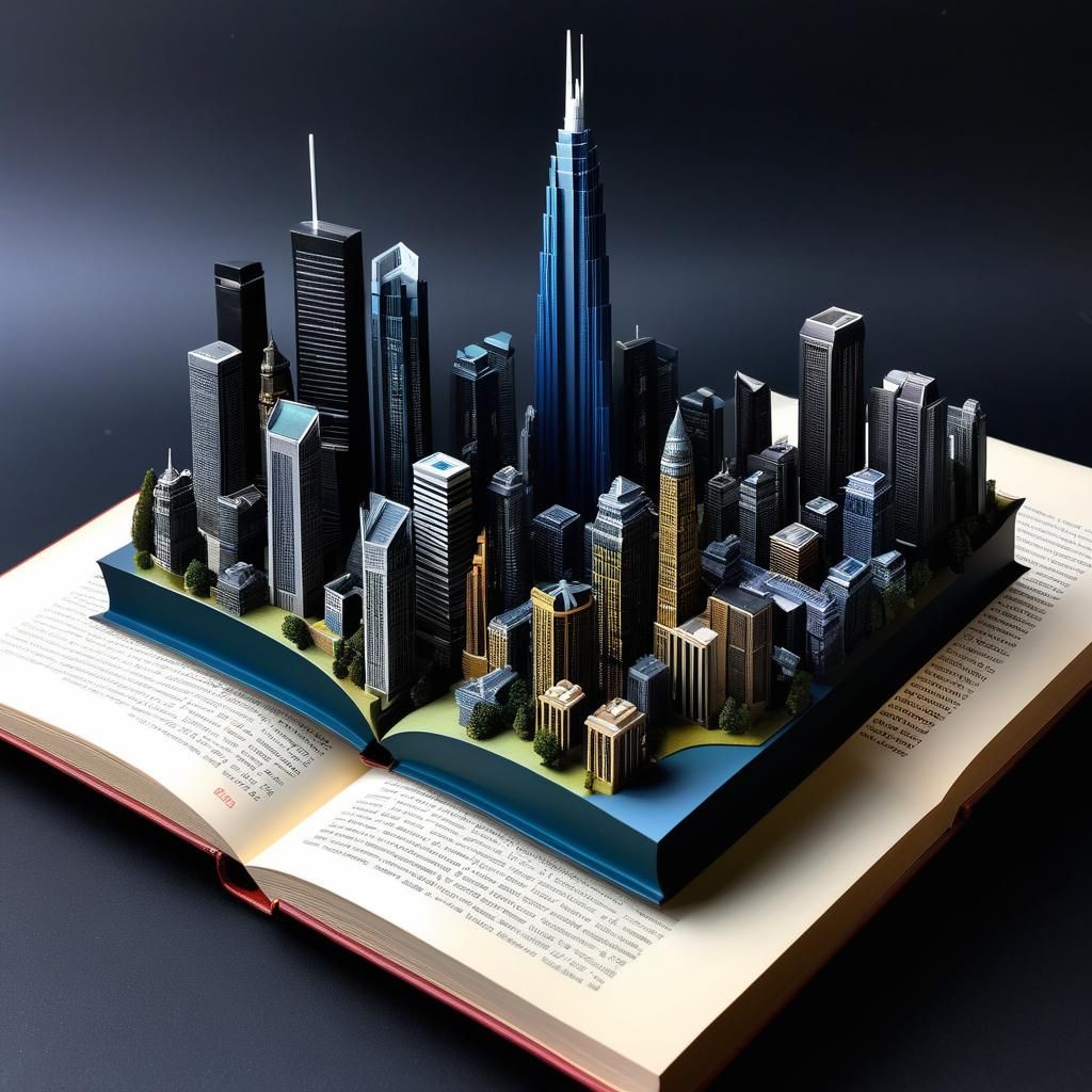 Miniature Seoul Unveiled from a Book