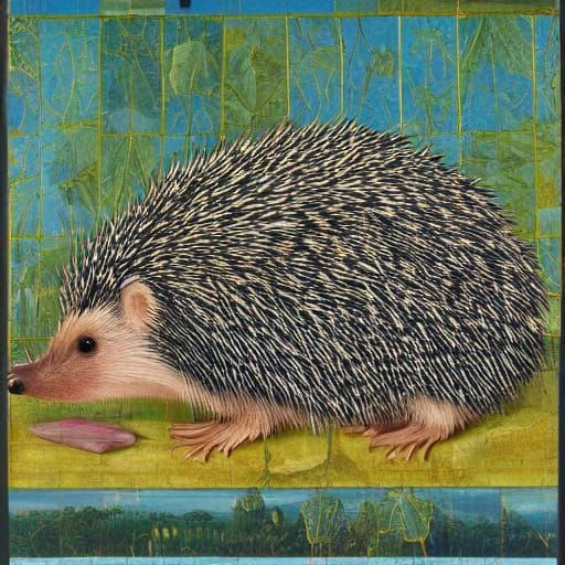 Hedgehog's Discovery: Art Inspired by van Eyck and Rauschenb...