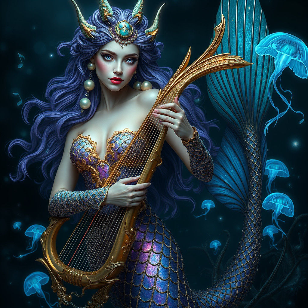 Mystic Siren of the Deep Sea