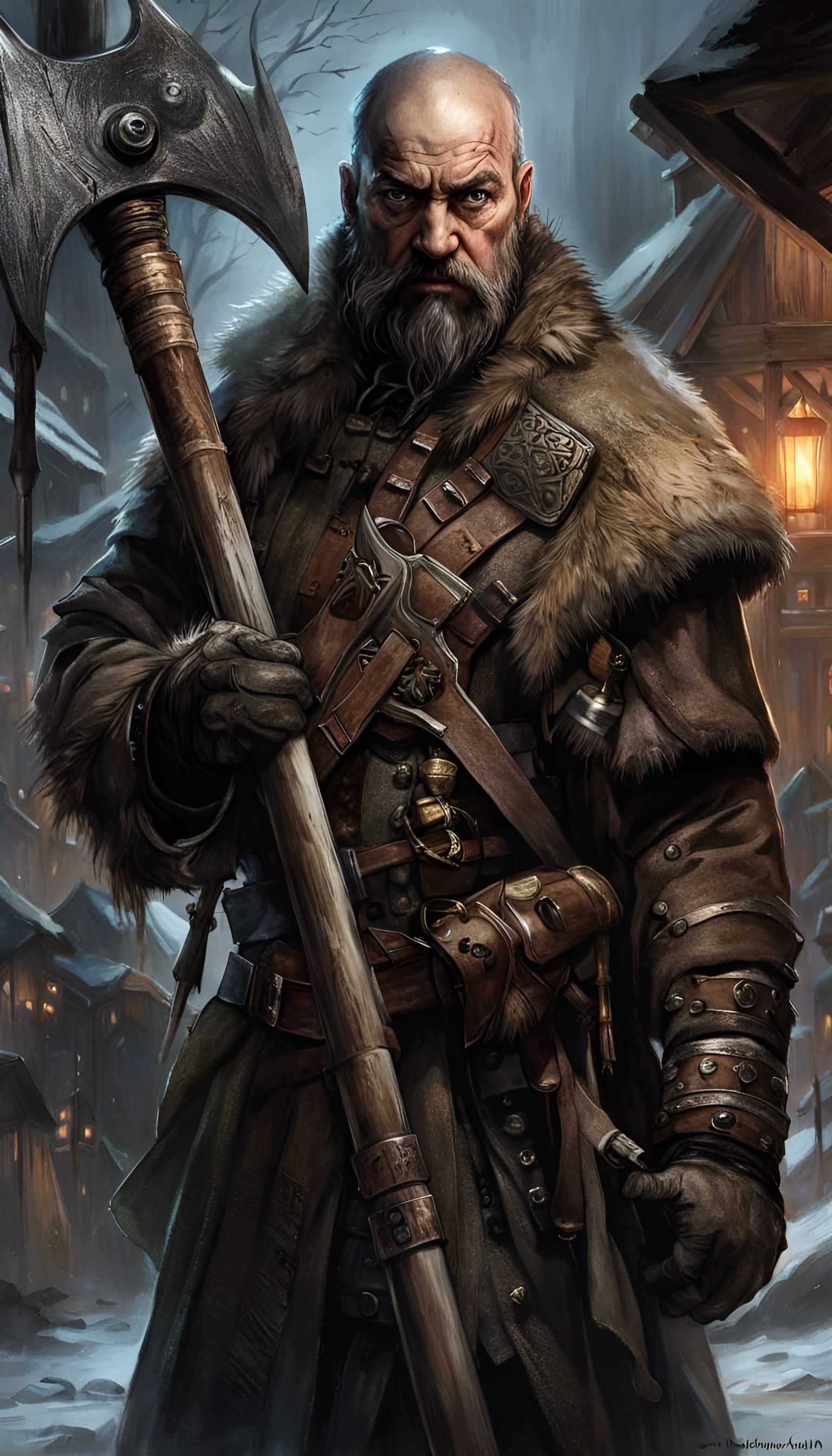 The medieval executioner heading off to work ...