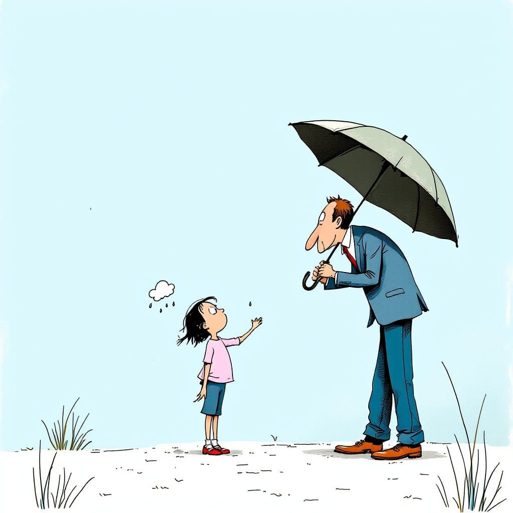 Tu me prete ton parapluie ?