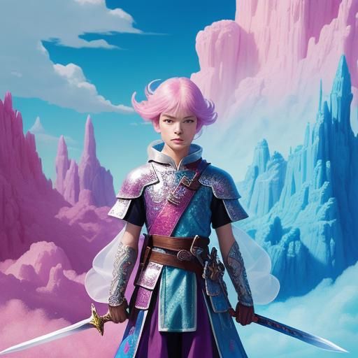 Candy Art: Child with Sword Whispering