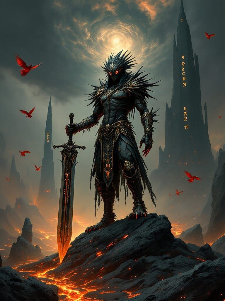 Dark God of the Volcanic Wastes