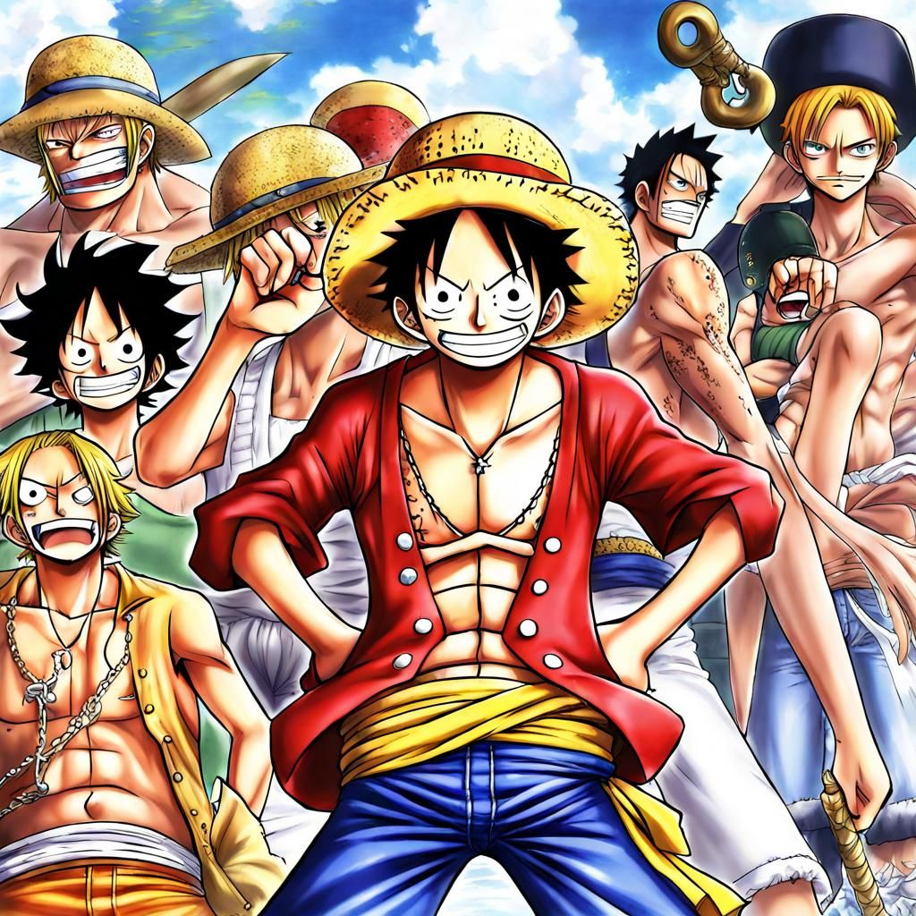 Anime Style One Piece Key Visual