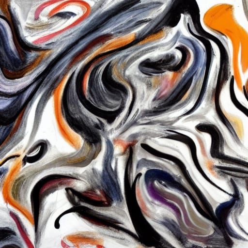 Dreamlike Landscape in Surrealist Style with Organic Forms