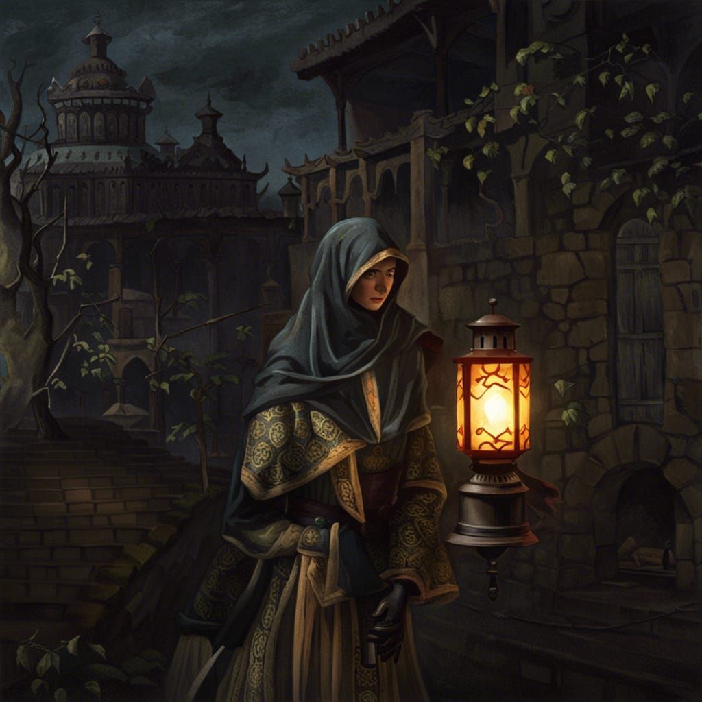 The woman of the lantern