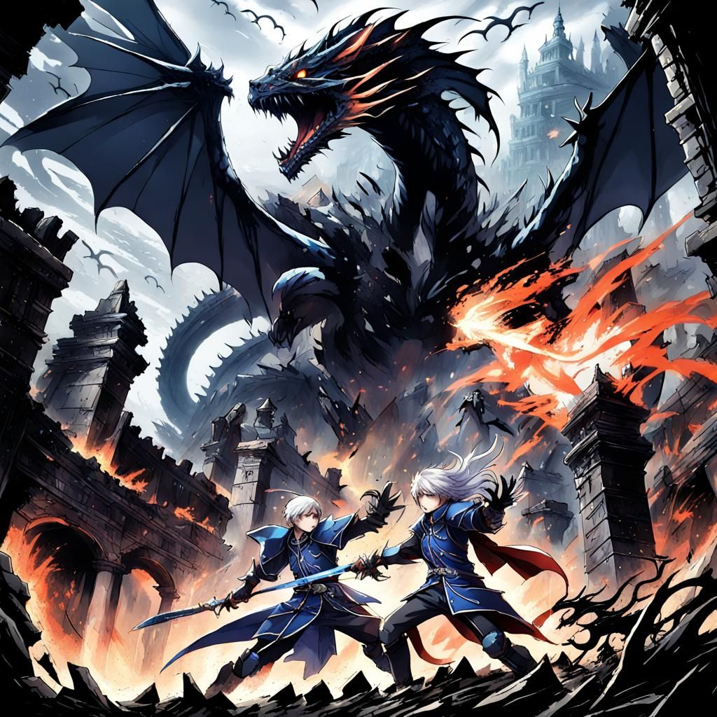 Noel Silva's Anime Battle Against Dark Elf