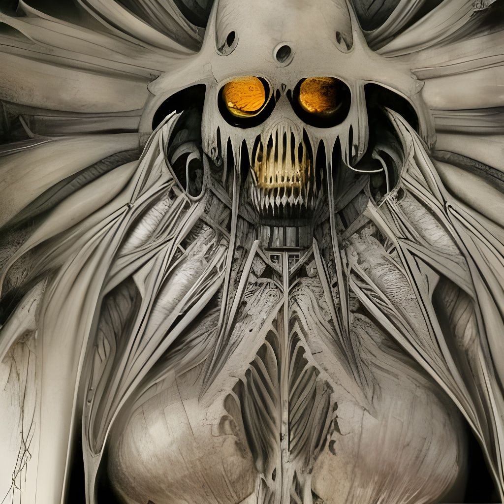 Intricate Scarecrow in Film Noir Style