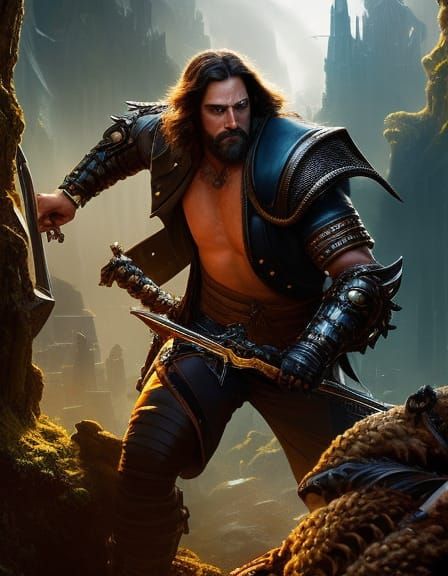 Tom Savini as a Piratical Rogue Trader