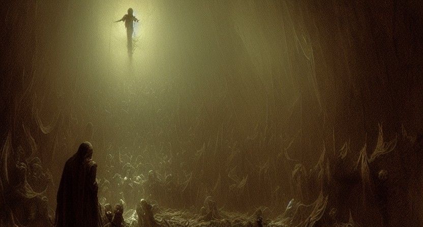 Path to Happiness in the Style of Gustave Doré