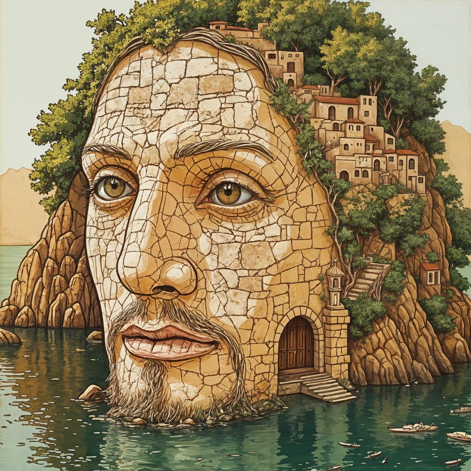 Ancient Mediterranean Portrait Revealed in Detail