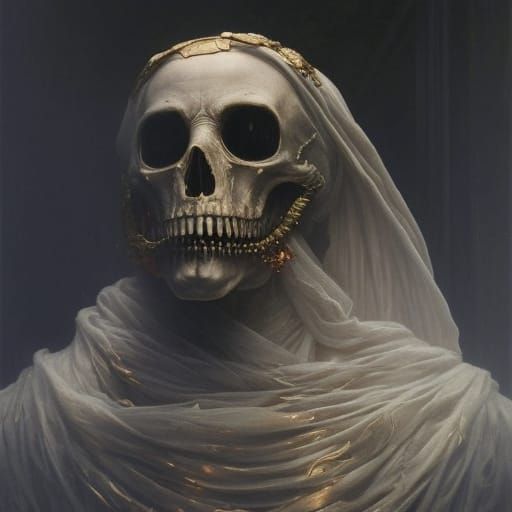 Surreal Horror Nightmare in Dark Fantasy Style