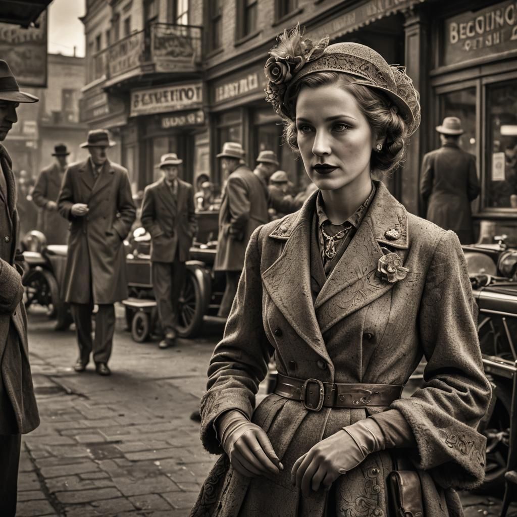 "The Beguine" Foxtrot in Hyperrealistic Style