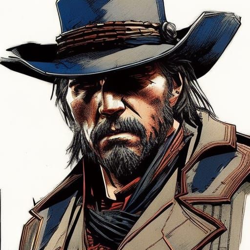 Cowboy Portraits #2: Arthur Morgan