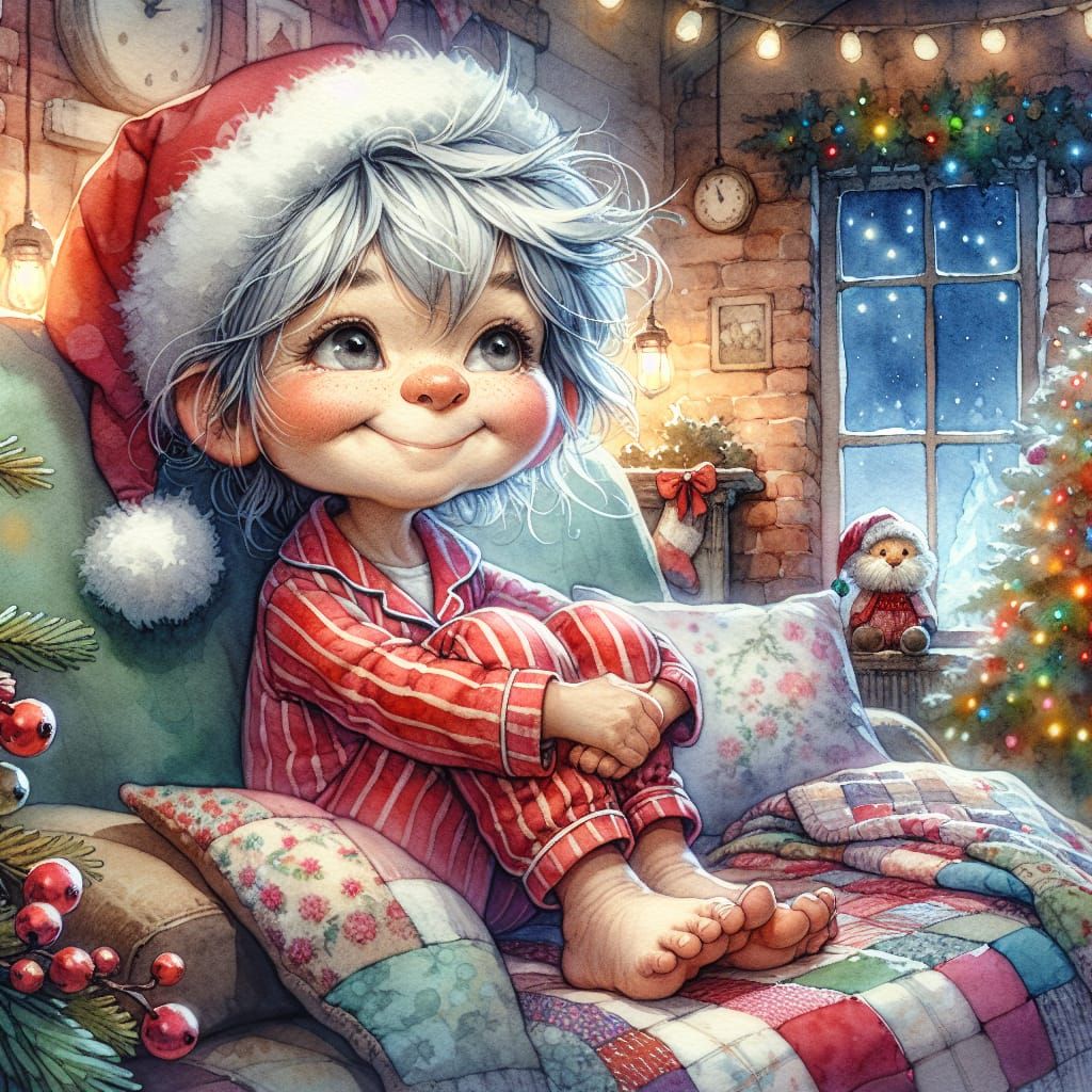 Waiting up for Santa