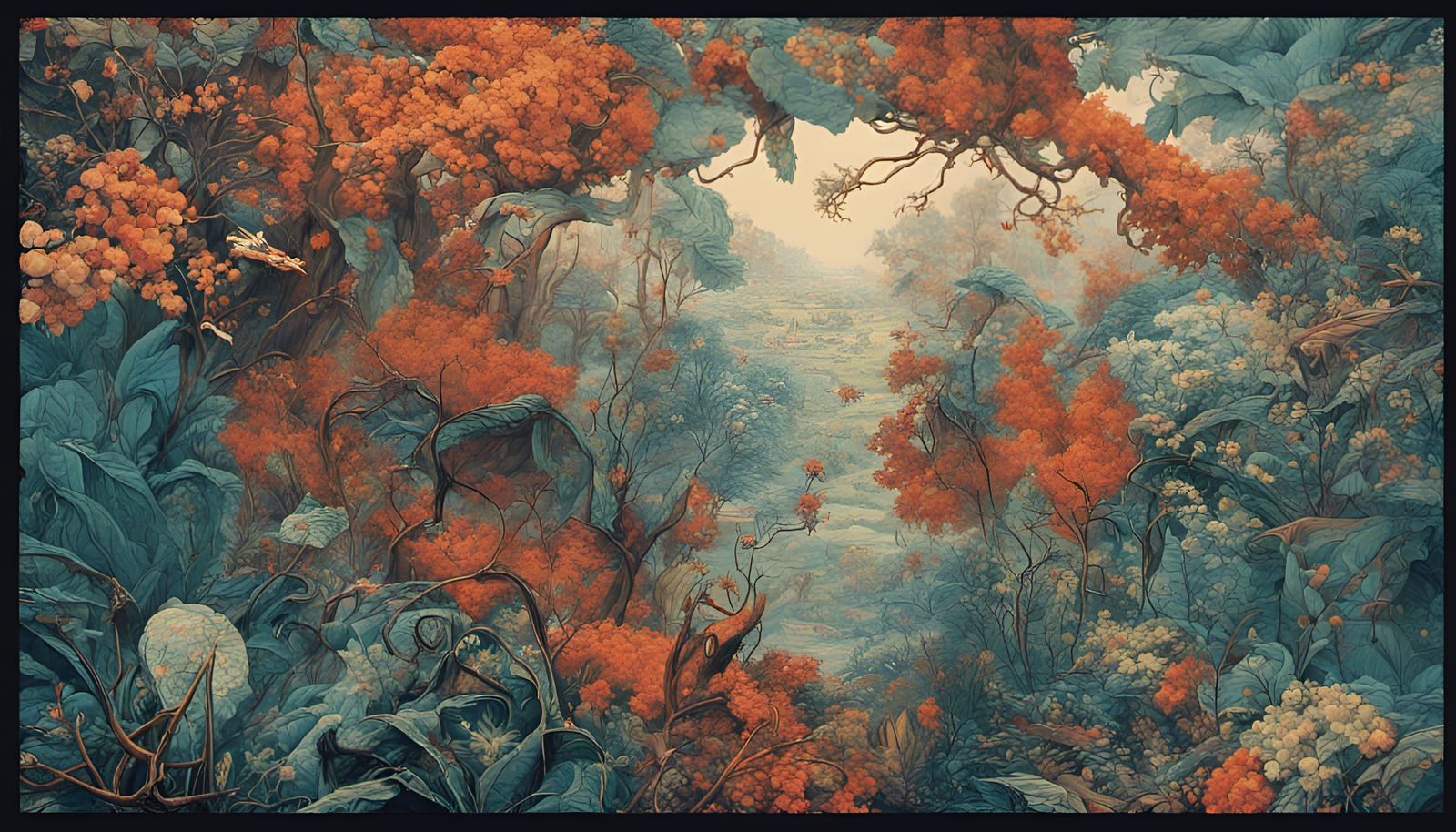 Miniature Mantis Landscape: A World Underfoot