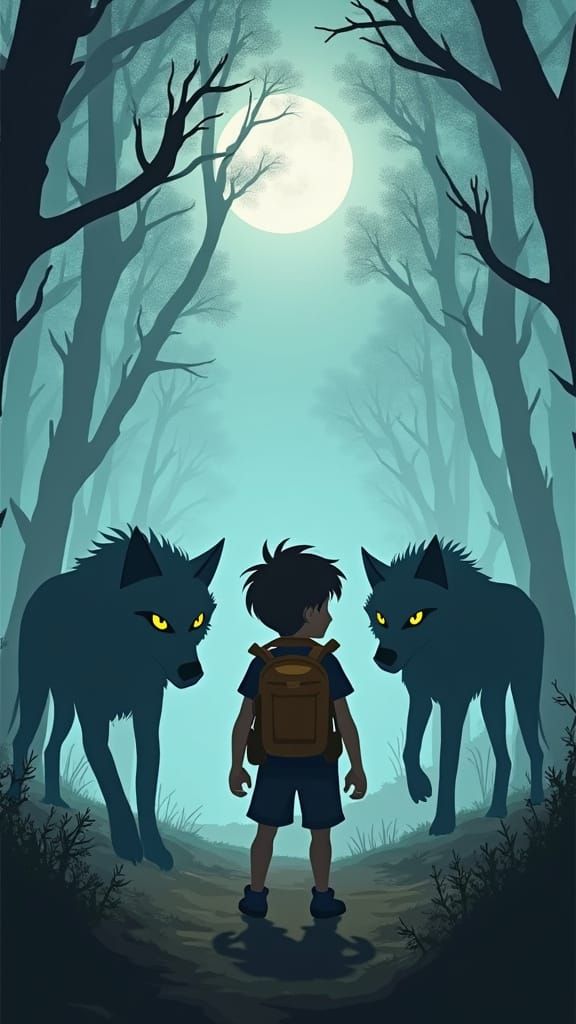 Mysterious Wolf-Like Creatures Emerge in a Dark Fantasy Fore...