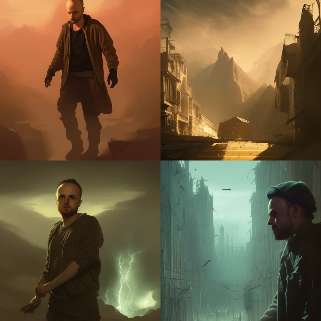 Jesse Pinkman Dark Fantasy Portrait in 8k Resolution