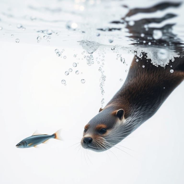 Otter and Fish
