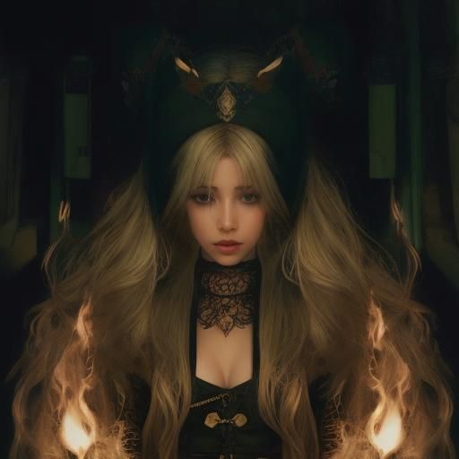 Blond Woman Portrait