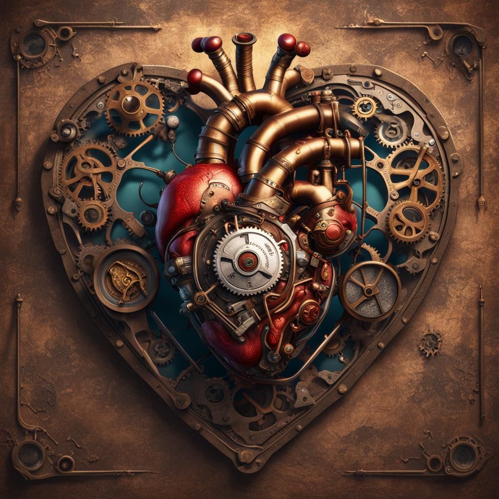 Anatomically Correvt Steampunk Heart