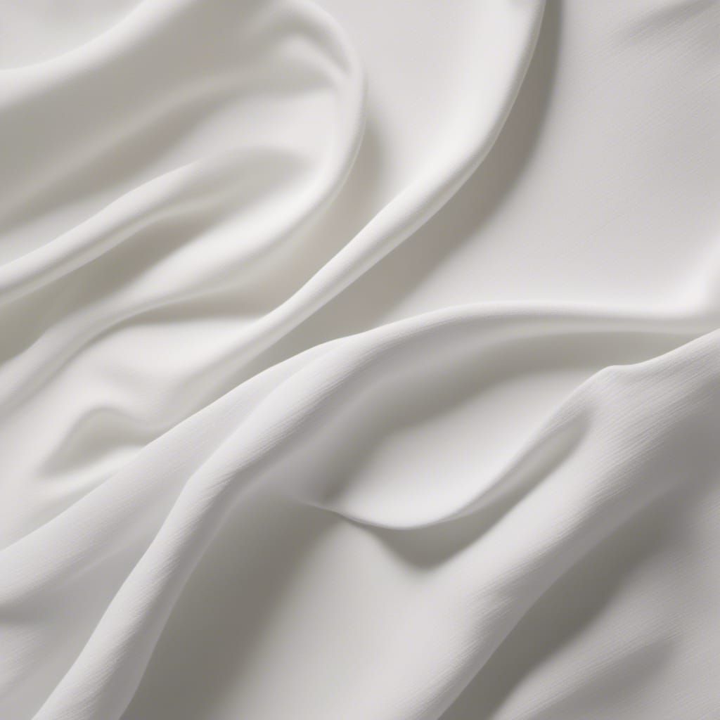 Minimalist White Canvas in Pastel Digital Art