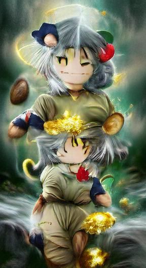 Nazrin Goddess: A Touhou Project Interpretation