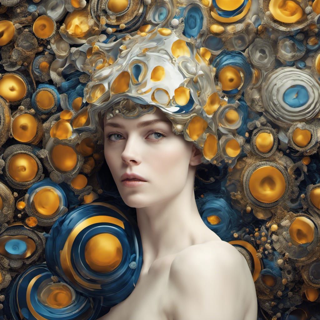 Fashion shoot, Posing with bubbles