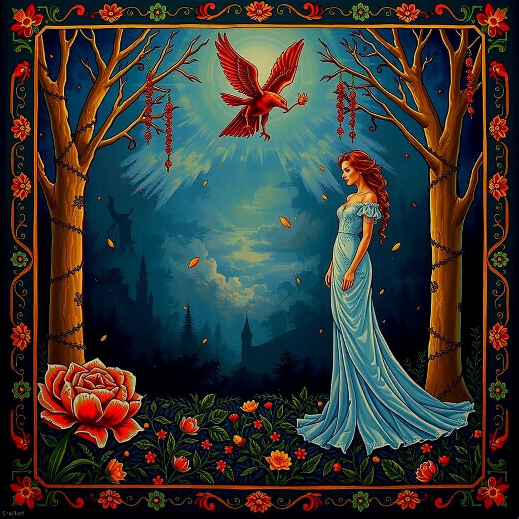 Abstract Twisting Forms in Shades of Red